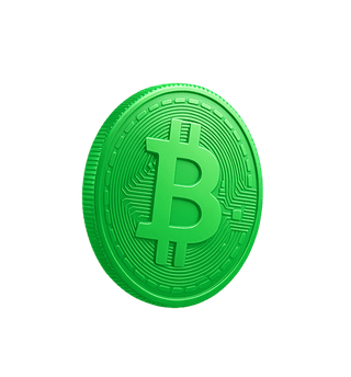 Unosząca się karta przedstawiająca analityczne dane rynku kryptowalut